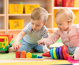 Playing toddlers