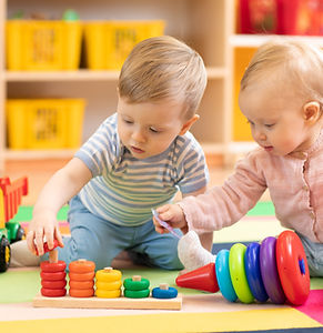 Playing toddlers
