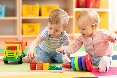 Playing toddlers