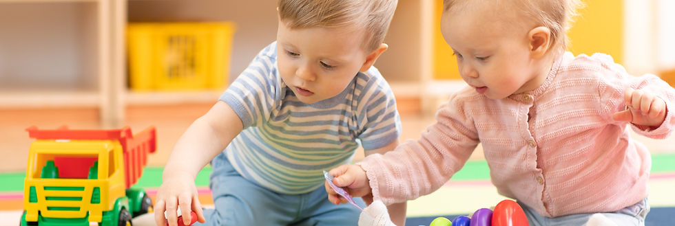Playing toddlers