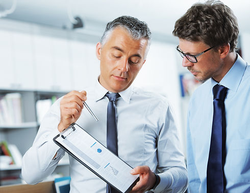 Tax consultation between two people