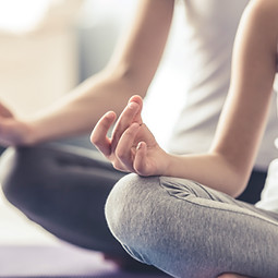 Meditation in Yoga-Pose