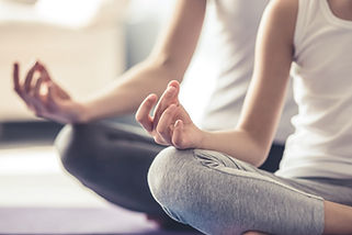 Meditation in Yoga-Pose