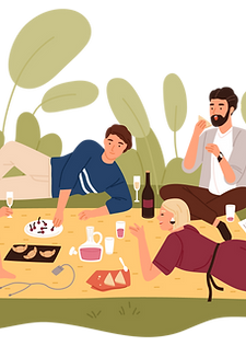 Outdoor Picnic Scene