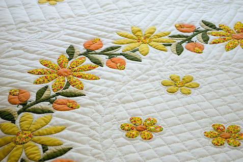 Floral Quilted Fabric