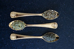 Herbs in Golden Spoons
