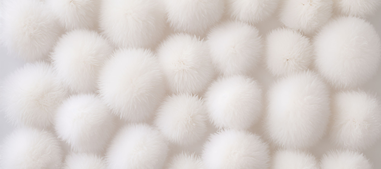 White Pom Poms