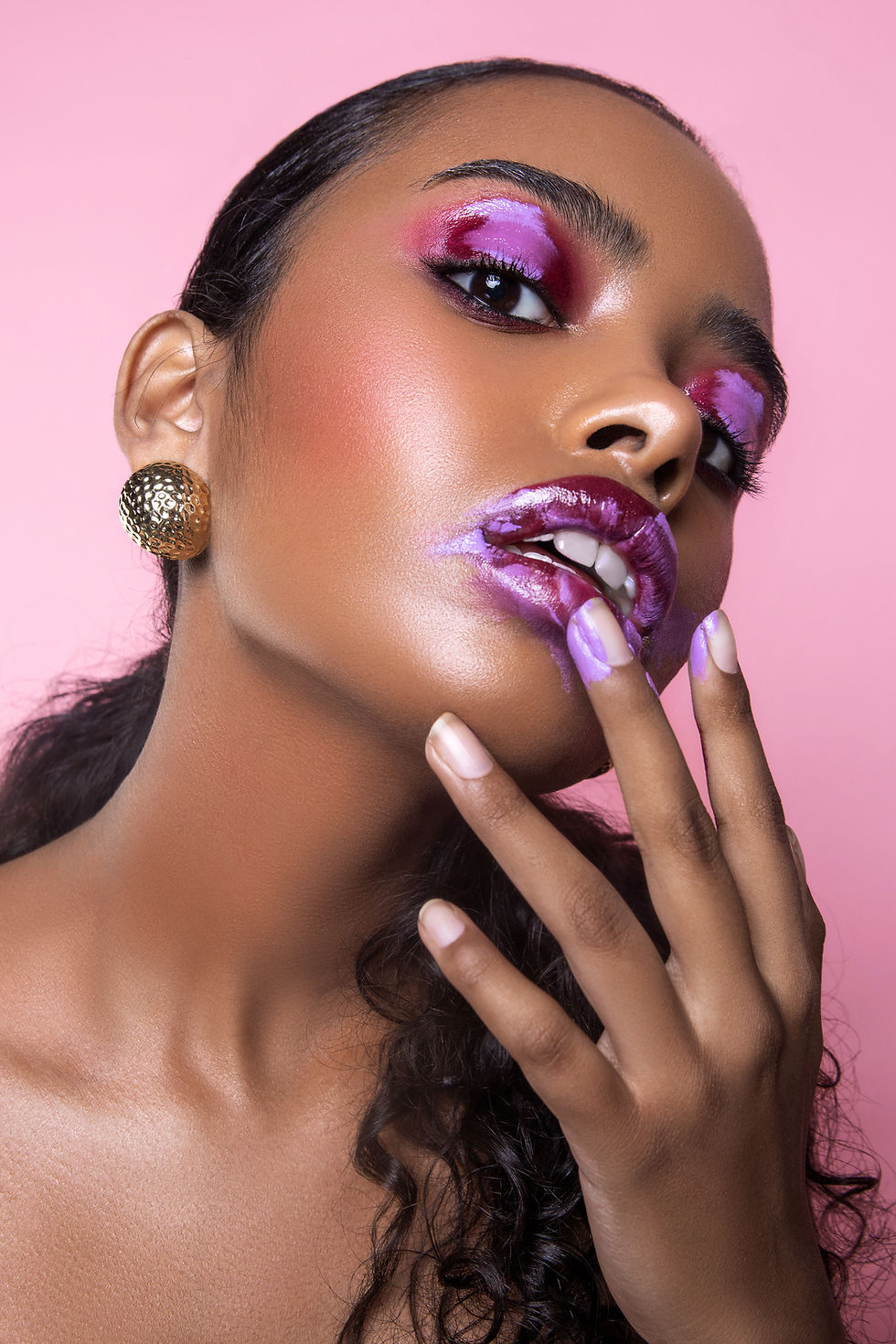 Purple Makeup