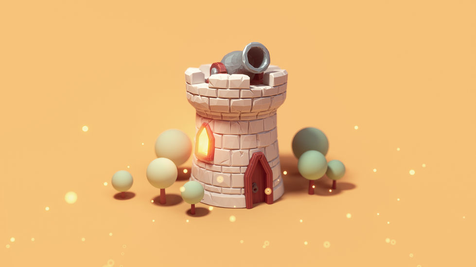 Fantasy Castle Tower
