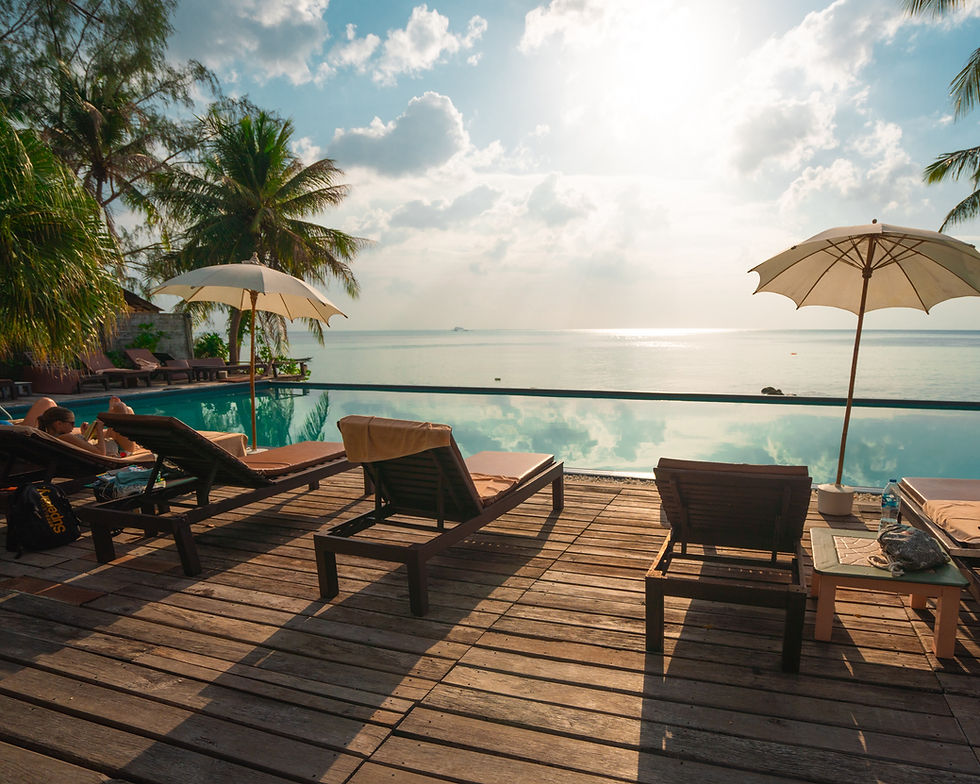 Poolside Ocean View