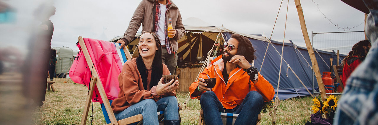 Camping at Festival