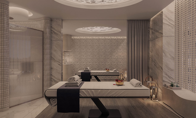 Modern spa interior design