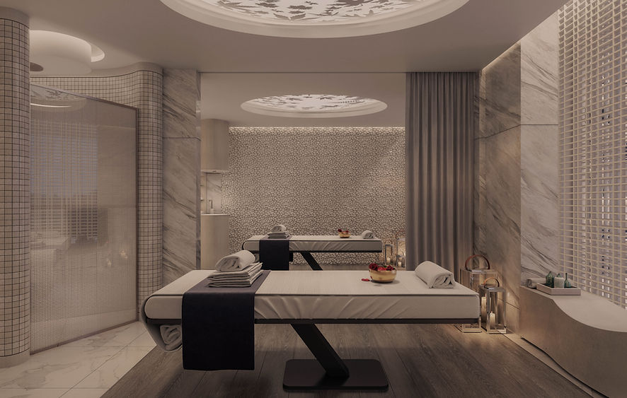 Modern spa interior design