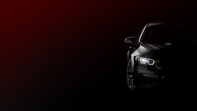 Czarny nowoczesny samochód