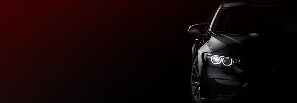 Elegante coche negro