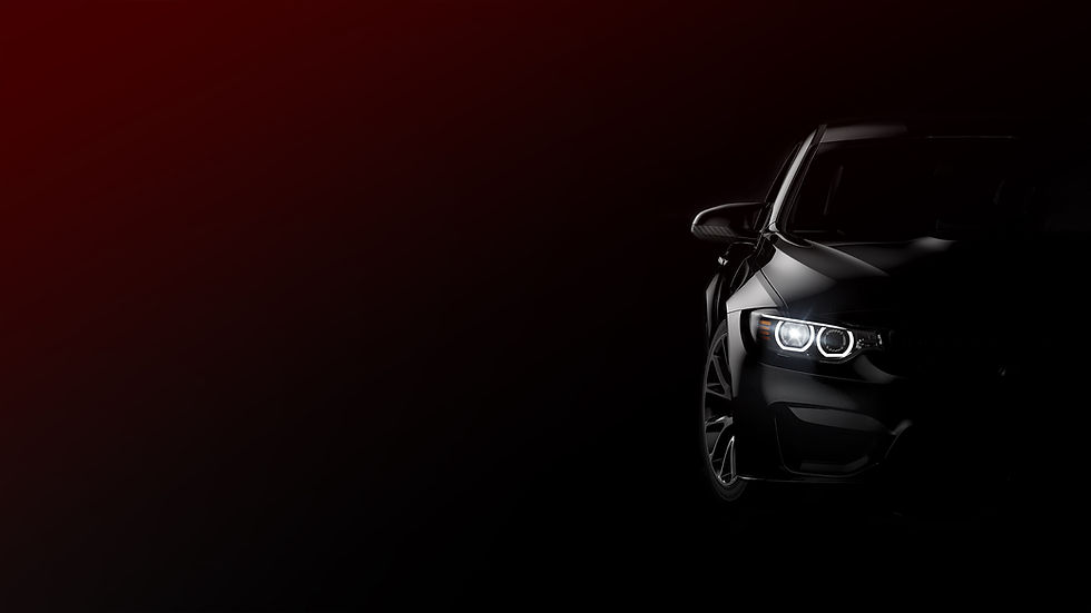 Elegante coche negro