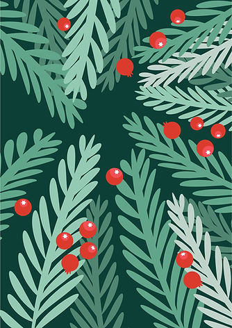 Festive Evergreen Pattern