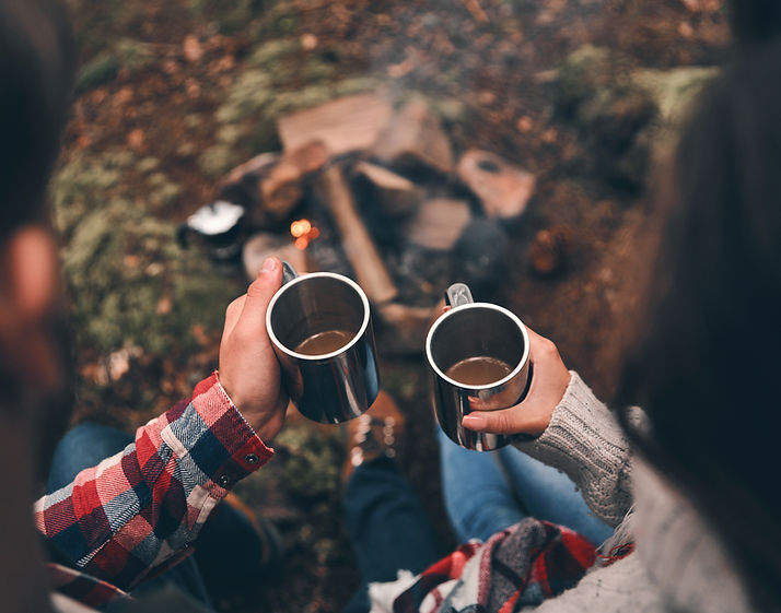 Campfire Coffee Moment