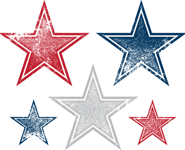 Red White Blue Stars