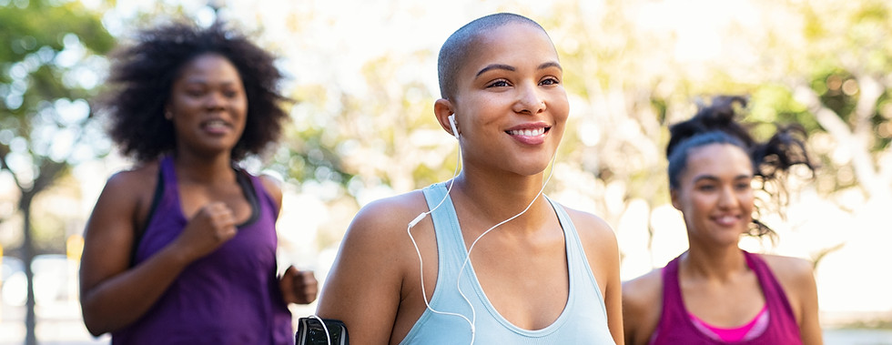 Women Jogging Outdoors