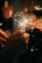 Sparklers aansteken