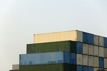 Stacked Shipping Containers