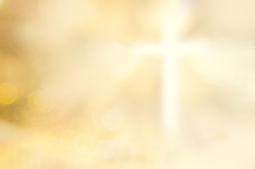 Glowing Cross Symbol