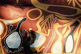 Aborigine Bark Painting
