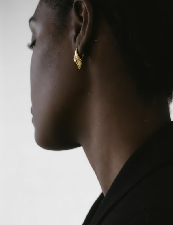 Profile With Earrings