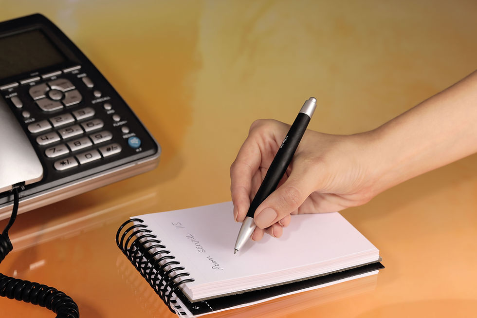 Handwriting On Notebook