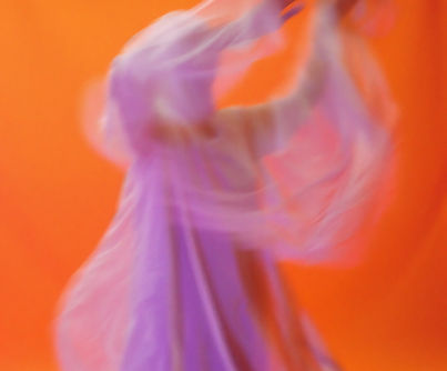 Blurred Figure in Motion