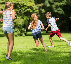 Children Running