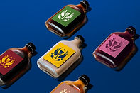 Colorful Bottles Display