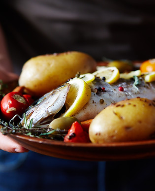 Plateau de poisson grillé