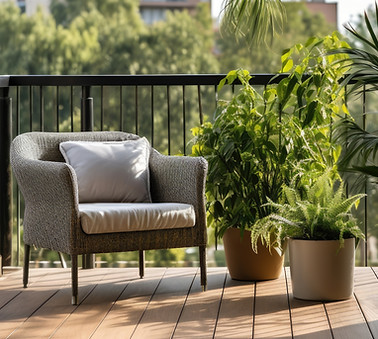 Balcony With Plants