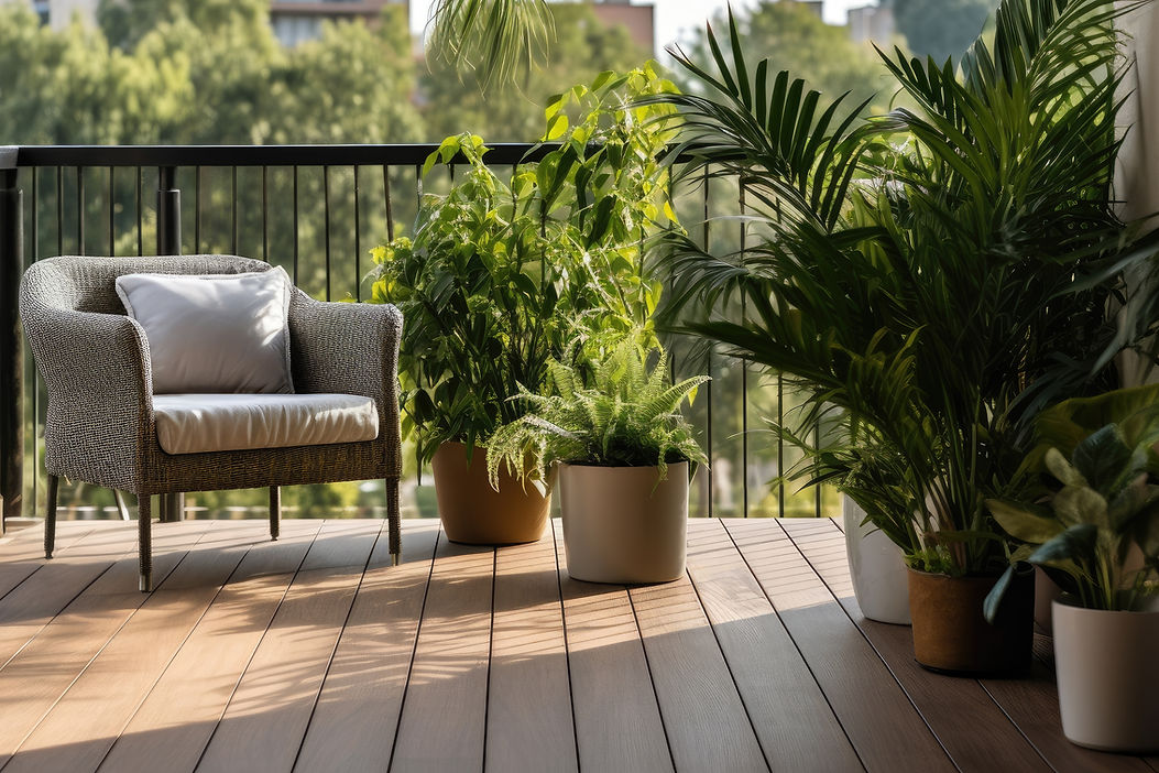Balcony With Plants