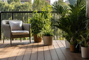 Beautifully designed patio area by JLF Fraire Construction.