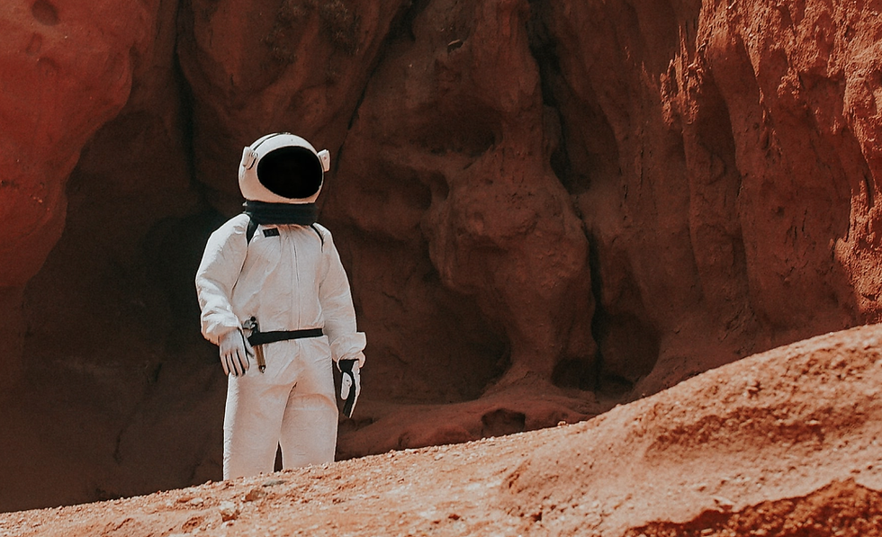 Astronaut On Mars
