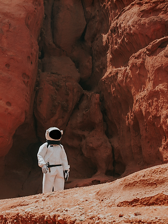 Astronaut On Mars