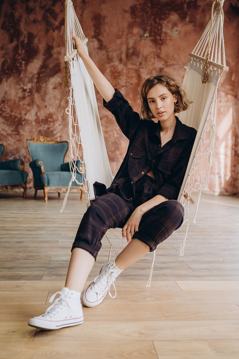 Posing in Hammock