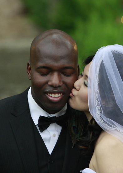 Wedding Kiss Moment