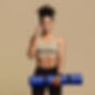 Fit Woman with Yoga Mat