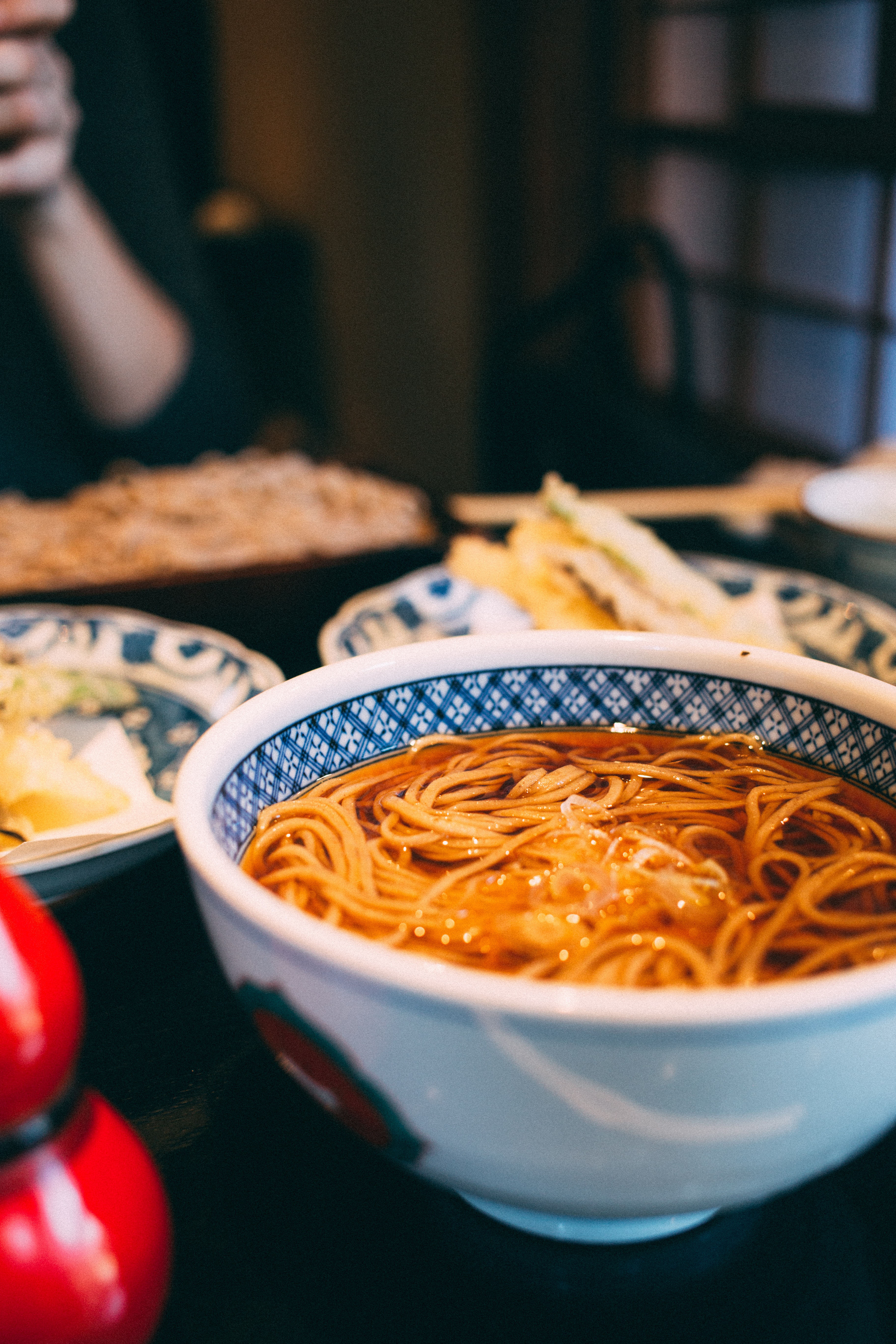 Arranged Food and Objects
