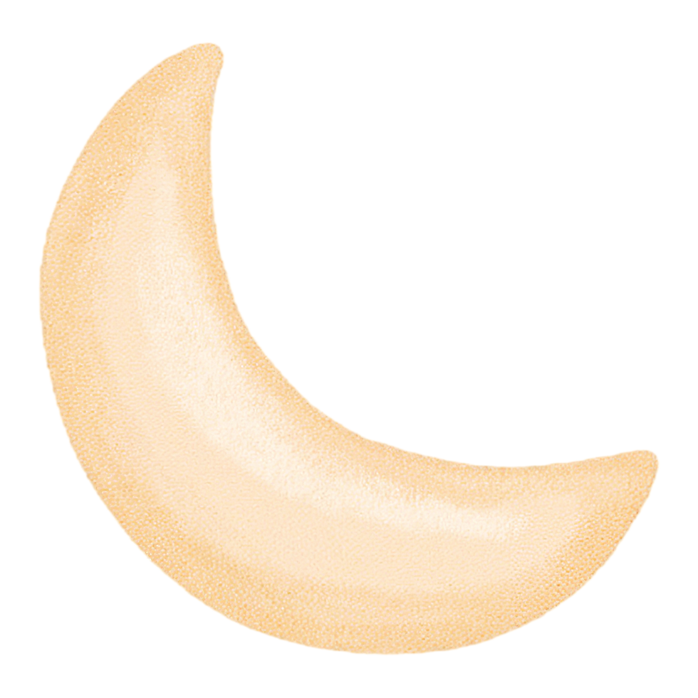 Crescent Moon Illustration