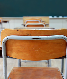 Leeres Klassenzimmer