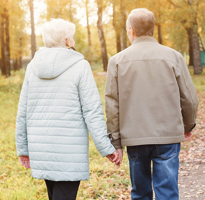 Elderly couple