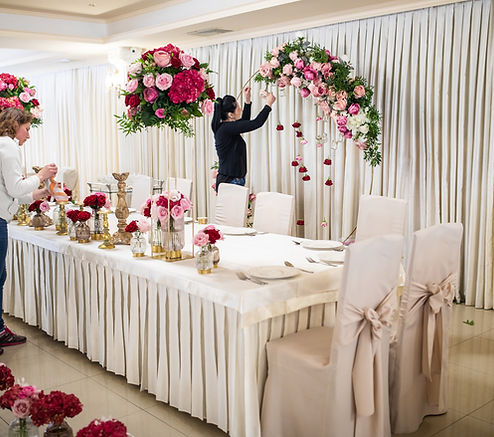 Wedding Table Setup