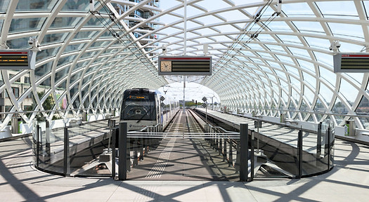 Futuristic Train Station Design