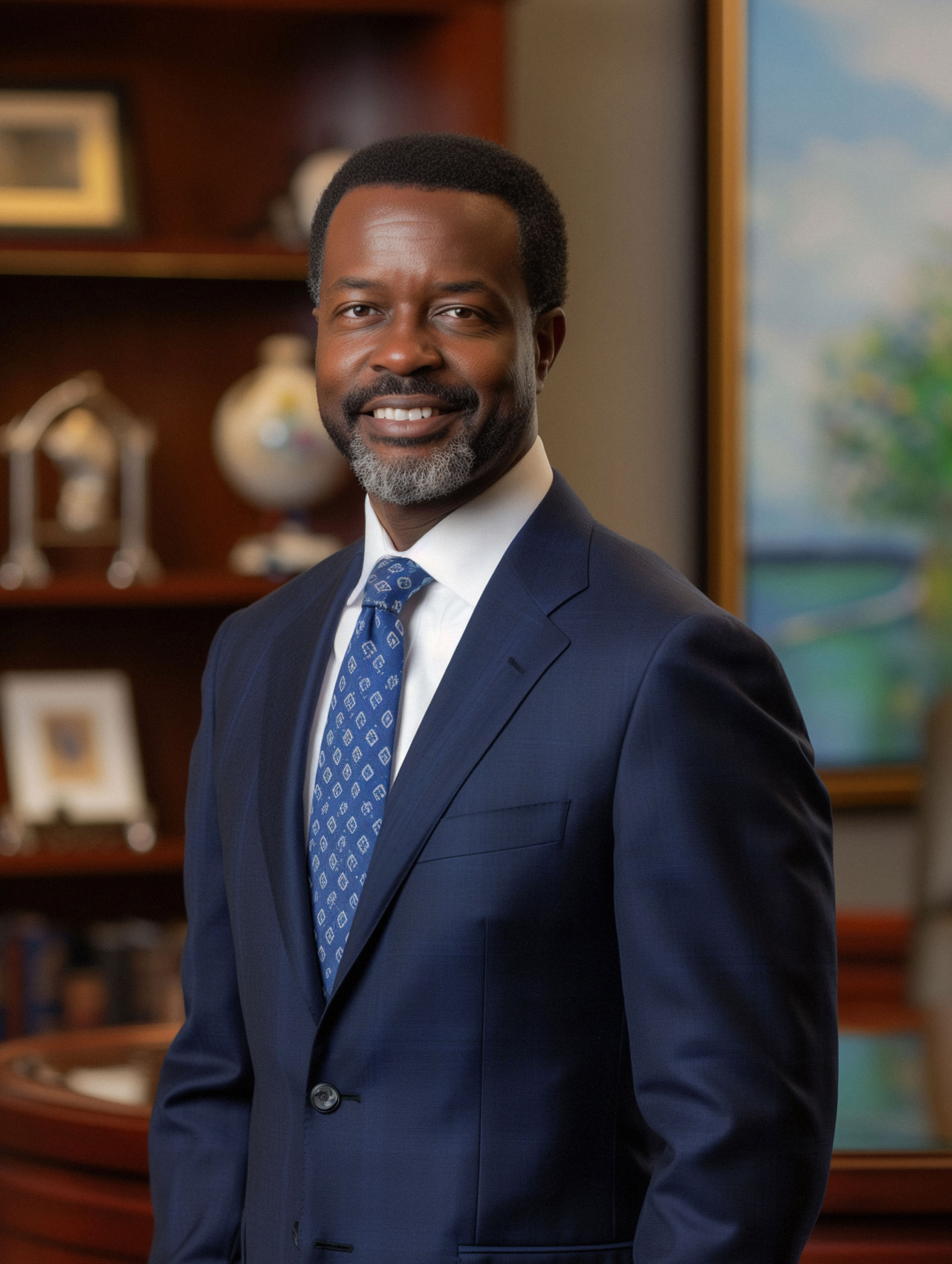 Homem em terno de negócios