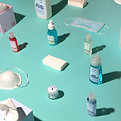 Sanitization Products Display